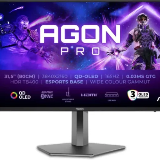 Avis AOC AGON Pro AG326UD : le 32" 4K QD‑OLED qui vise le haut de gamme gamer