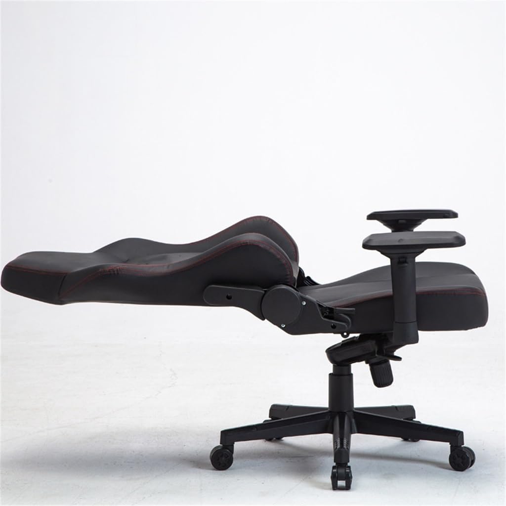 Esports Chaise de gaming ergonomique avec coussin en mousse à mémoire de forme, accoudoirs 4D réglables pour un confort et un soutien ultimes Svart Light Grey