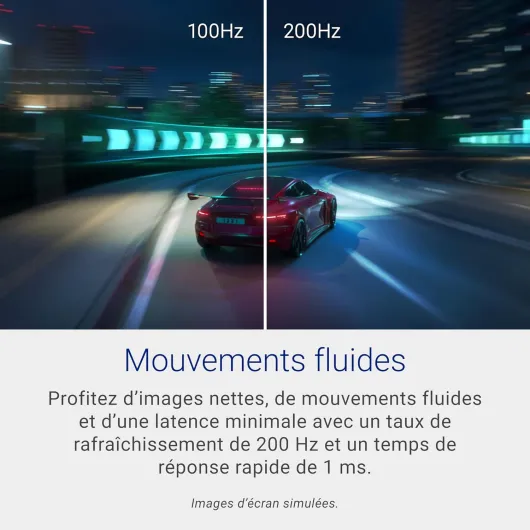 24 Écran PC Gaming - SE2425HG, Full HD (1920x1080), 200Hz, Fast IPS, 1ms, AMD FreeSync Premium, 99% sRGB, VESA (100x100mm), DisplayPort, 2 HDMI, Garantie 3 Ans, Noir