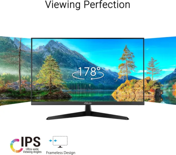 Moniteur de Jeu VY249HGR Eye Care – 23,8 Pouces FHD (1920 x 1080), IPS, 120 Hz (OC), SmoothMotion, 1 ms (MPRT), Adaptive Sync, Technologie Eye Care Plus, lumière Bleue, Flicker Free 24" IPS 120hz