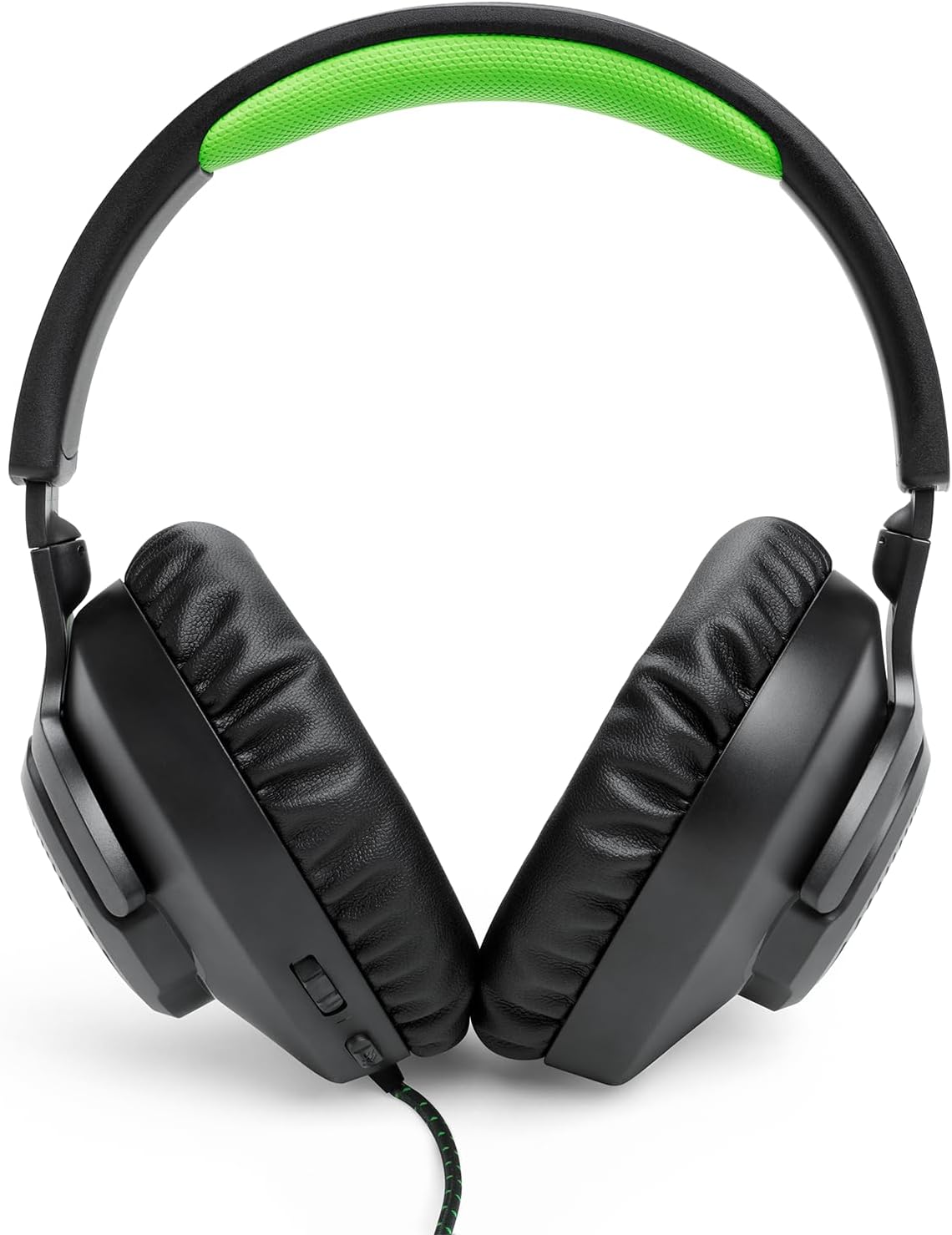 Quantum 100X – Casque de gaming filaire – avec Microphone à perche détachable – conçu pour la Xbox – Compatible avec les autres consoles – Noir et Vert JBLQ100XBLKGRN Noir/Vert