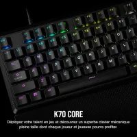Test Corsair K70 CORE RGB : un bon clavier méca, plombé par son logiciel