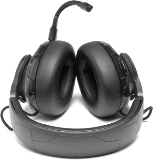Quantum One – Casque gaming USB professionel avec son immersif QuantumSphere JBL à détection de mouvement – Micro à réduction de bruit – Compatible avec PC, Playstation, Xbox – Noir