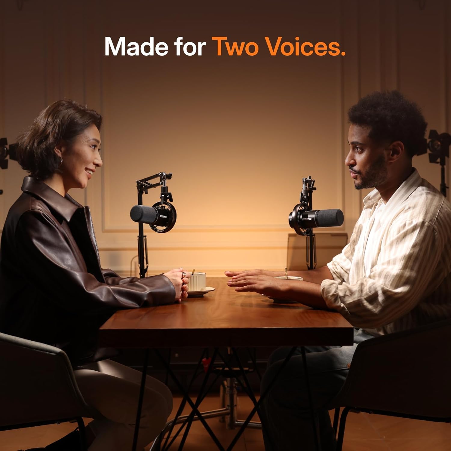 PD200W Hybrid Podcast Micro pour PC, sans Fil, XLR/USB Microphone Dynamique avec Bras Support, Logiciel, Réduction du Bruit, pour Enregistrement, Streaming, Gaming, Home Studio et Voix-Off PD200WS