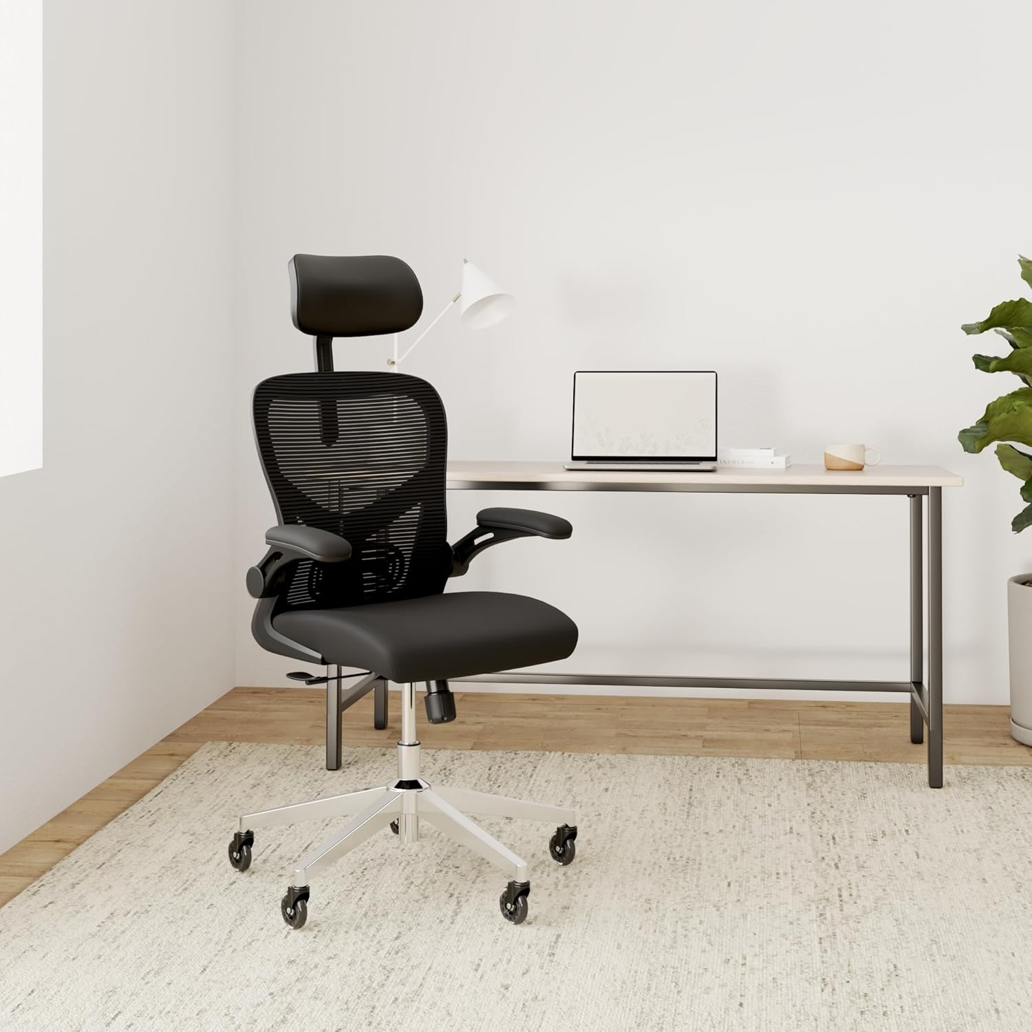 Chaise Bureau Ergonomique SmartSeat [Élue N°1] Fauteuil de Bureau & Chaise Gaming - Charge maximale 150kg (Noir) Smartseat (Noir)