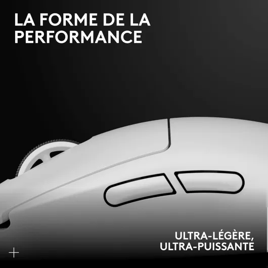 PRO X SUPERLIGHT 2, souris gaming sans fil, Est Europe Version, souris Pro-Grade 60 g avec 5 boutons programmables, capteur 44 000 DPI, taux de rapport 8 kHz, recharge USB-C PC/Mac - Blanc Blanc Génération 2 Royaume-Uni Souris