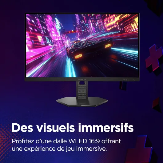 Legion 27-10 - Écran Gaming 27'' (FHD, IPS, 240Hz, 0.5ms, 2X HDMI 2.1, DP 1.4, Câble HDMI, AMD FreeSync Premium) Réglage en Inclinaison/Hauteur/Rotation/Pivot - Noir FHD, IPS, 240Hz, 0.5ms Noir 27 inches