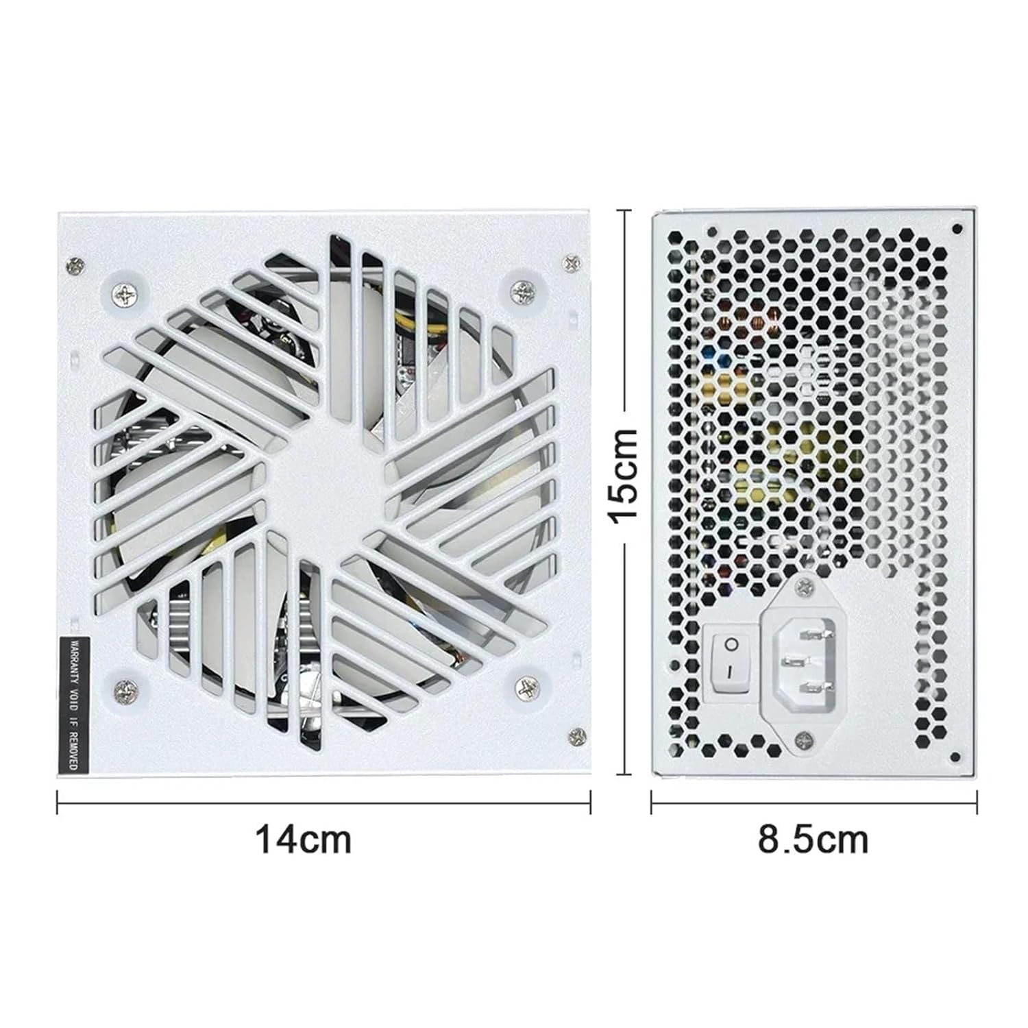 Alimentation électrique ATX 850W, entièrement modulaire, 12V, professionnel, e-sports, 80Plus, 20 + 4 broches, 1000W, for ventilateur silencieux, ordinateur de jeu