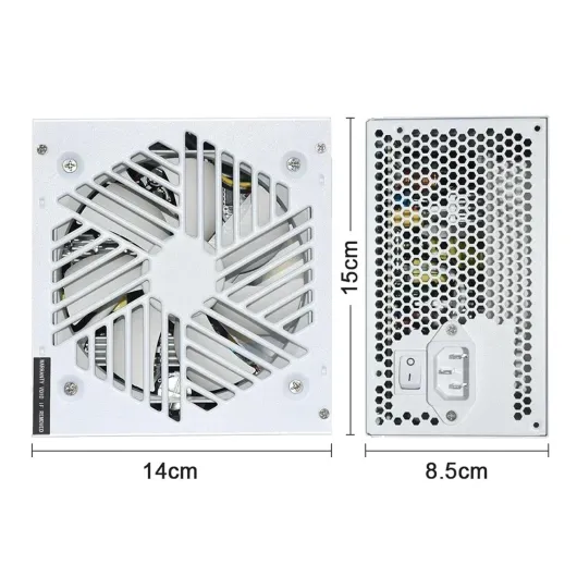 Alimentation électrique ATX 850W, entièrement modulaire, 12V, professionnel, e-sports, 80Plus, 20 + 4 broches, 1000W, for ventilateur silencieux, ordinateur de jeu