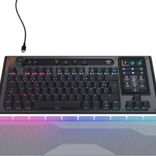 Test Turtle Beach Command Series KB7 TKL : le clavier gaming futuriste… quand le logiciel suit