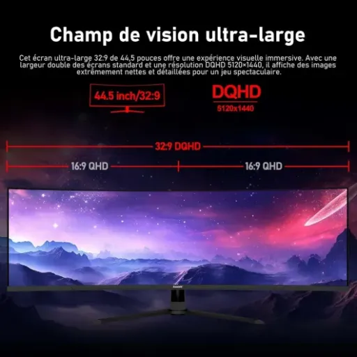 Test Gawfolk 45" 32:9 240 Hz : le gros écran qui remplace deux moniteurs