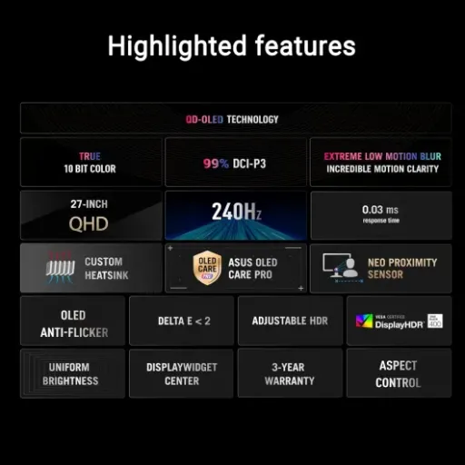 Test ASUS ROG Strix OLED XG27AQDMES : le QD‑OLED 240 Hz qui fait mal au portefeuille mais régale les yeux