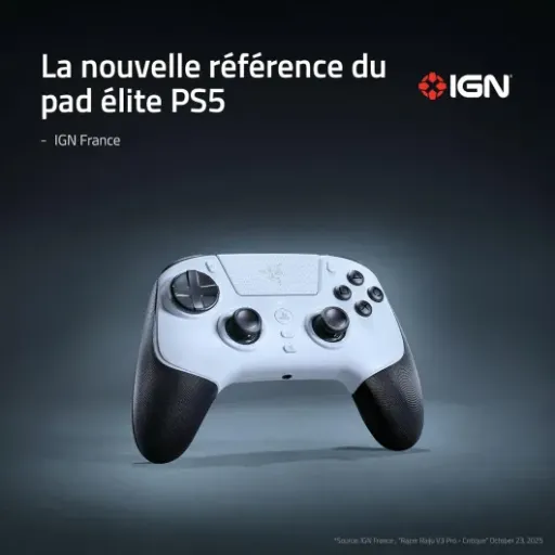 Test Razer Raiju V3 Pro : la manette e-sport PS5 qui vise haut… mais pas toujours juste