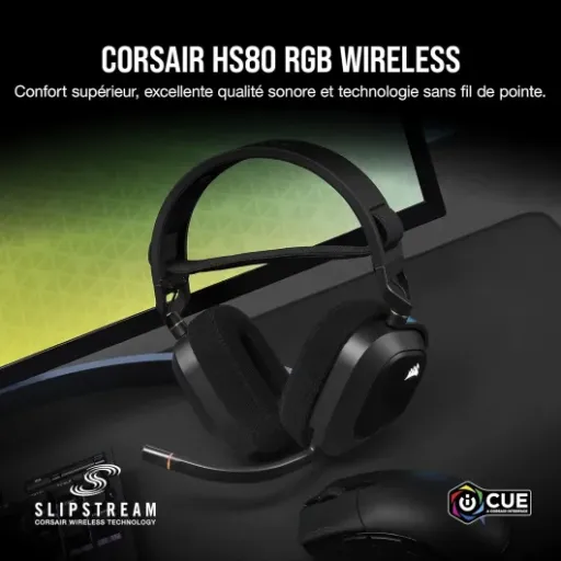 Test Corsair HS80 RGB Wireless : un bon casque gaming sans-fil, mais pas sans défauts