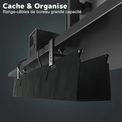 Test Putilsen Mount Cable Management 90 cm : le range-câbles qui met enfin un peu d’ordre sous le bureau