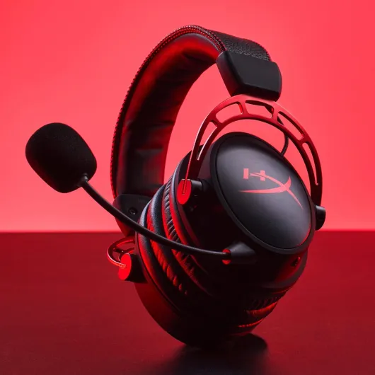 Cloud Alpha Wireless – Casque de jeu pour PC Cloud Alpha Wireless Noir et rouge
