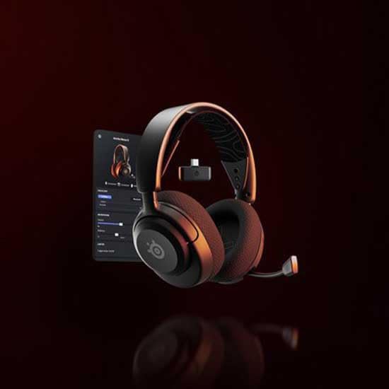 Arctis Nova 5 Casque Gaming Sans Fil Multi-Système - Haut-parleurs magnétiques néodyme - 100+ profils audio - Batterie 60h - 2,4GHz/BT - Micro ClearCast Gen 2.X - PS4/5, PC, Switch, Mobile Nova Noir