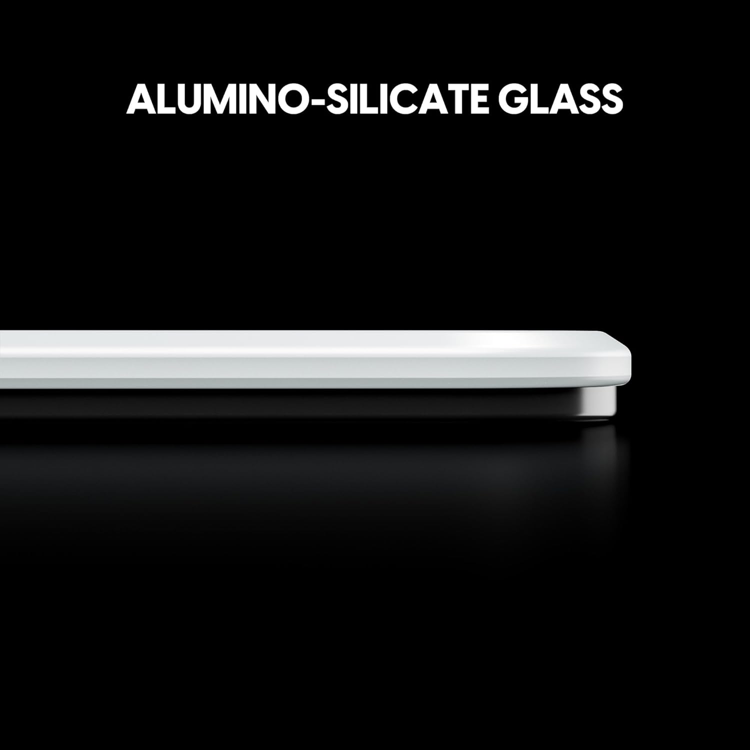 Pulsar Superglide v2 Tapis de Souris de Jeu en Verre Aluminium et Silicate antidérapant entièrement moulé en Caoutchouc de Silicone Haute densité 41,9 x 33 cm (L, Blanc)