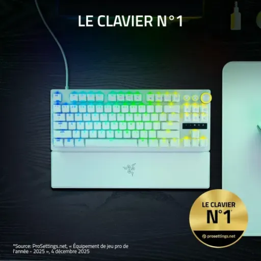 Test Razer Huntsman V3 Pro TKL 8KHz : un clavier ultra réactif, mais pas donné et pas pour tout le monde
