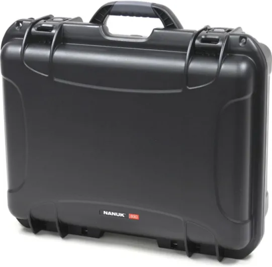 930 - Valise de Protection légère et étanche en résine NK-7 avec Insert en Mousse Personnalisable (50,3 × 19,3 × 40,6 cm) - Noir Noir Mousse cubique