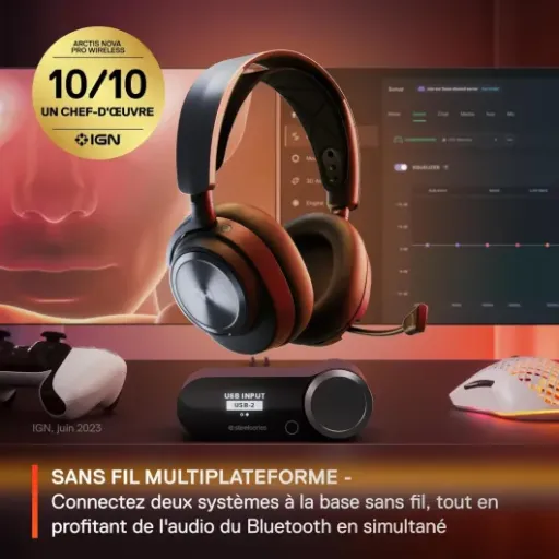 Test SteelSeries Arctis Nova Pro Wireless : le casque gaming haut de gamme qui veut tout faire