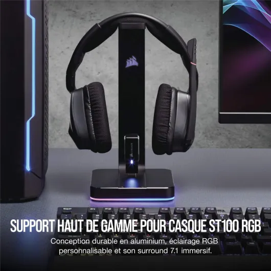 CA-9011167-EU Casque pour PC Gaming Aluminium RGB