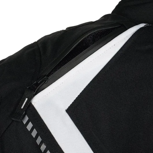 SPARKER Veste Moto 4 saison Blouson Moto Équipement de Protection Coupe-vent avec 4 Protections CE doublure thermique amovible Homme Noir XL