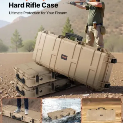 Test VEVOR Étui Rigide pour Fusil 133,5 cm : la grosse valise kaki qui fait le job sans se ruiner
