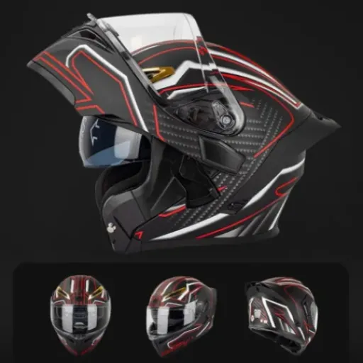 Test Casque Modulaire CNNGU : le combo casque + gants pas cher qui fait le job
