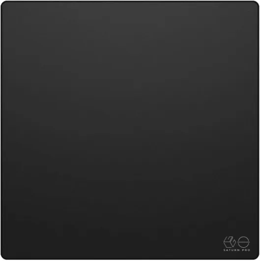 Saturn Pro Tapis de Souris Gamer - XL SQ - XSOFT - Noir - Tapis Souris Carré pour PC Gamer et Le Bureau (500 x 500mm) XL SQ XSOFT (500 x 500 mm) Noir