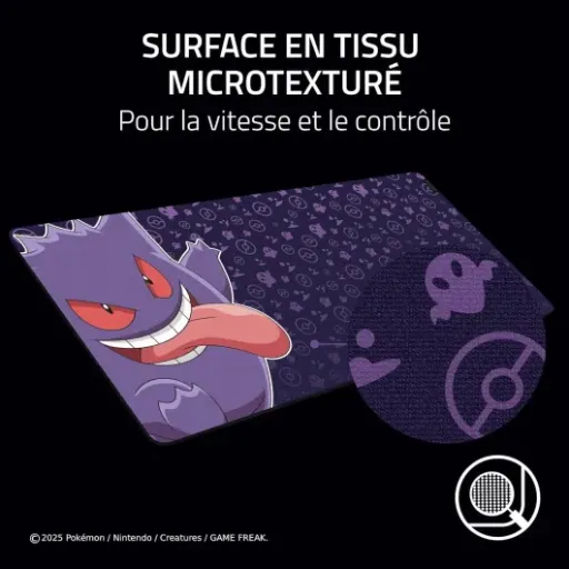 Test Razer Gigantus V2 XXL Pokémon Gengar : le gros tapis qui mise surtout sur le look