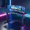 Test SANODESK Bureau Gaming 180x80 : un grand bureau assis-debout qui fait le job sans fioritures