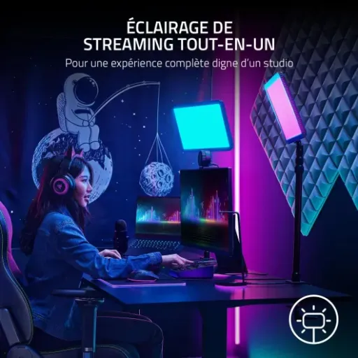 Test Razer Key Light Chroma : un bon panneau RGB pour streamers… mais bridé par le Wi-Fi et le logiciel