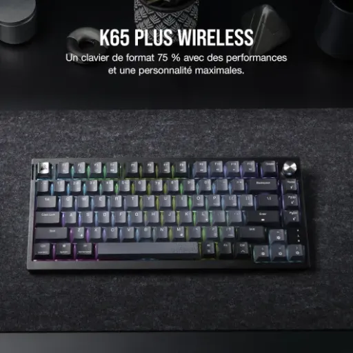Test Corsair K65 Plus Wireless : un 75% bien foutu, mais pas donné