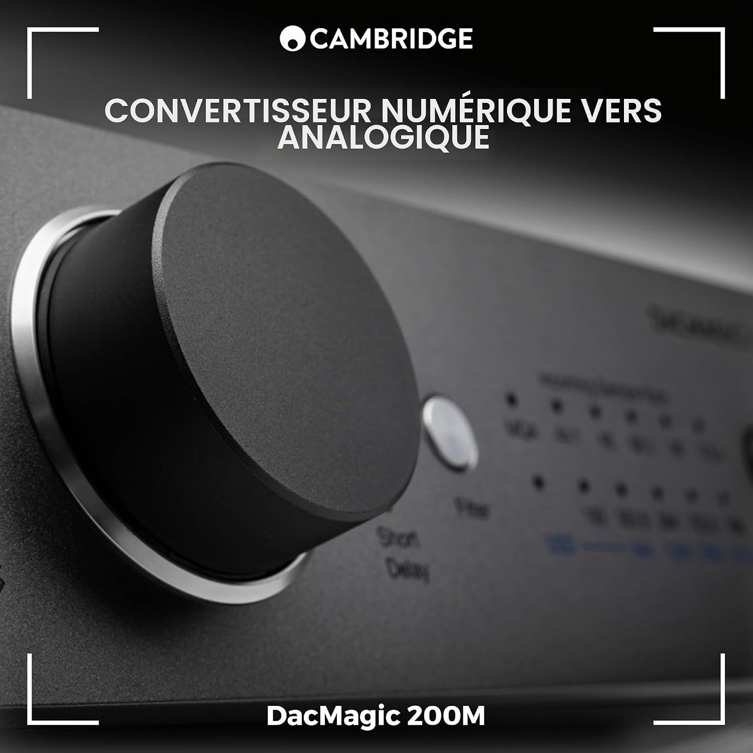 DacMagic 200M MQA HiFi DAC et amplificateur de casque avec Bluetooth - Support PC/MAC avec connexion USB - Gérer des fichiers numériques jusqu'à 24/768 ou DSD512 (gris lunaire)