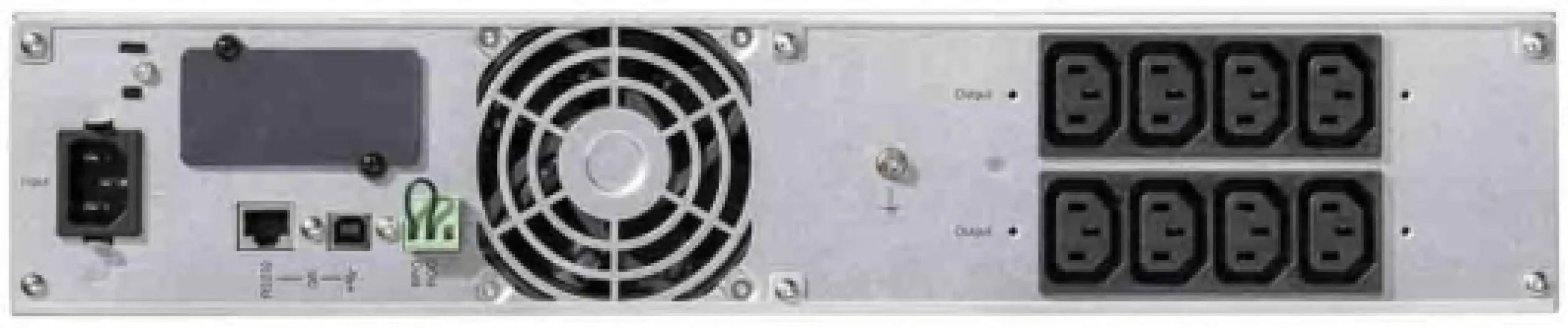 Onduleur 5SC 1500 IEC Rack 2U - Line-Interactive UPS - 1500VA (8 Prises IEC 10A) - Régulation de Tension (AVR) - UPS avec Afficheur et Interface USB (Cable USB Inclus) - Noir (5SC1500IR) 1500VA / Rack 2U