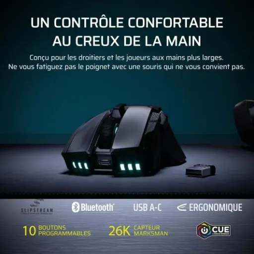 Test Corsair IRONCLAW Wireless SE (2026) : une grosse souris sans fil taillée pour les grandes mains