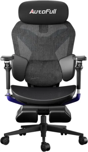 G7 Chaise Gaming Ergonomique - Maille Respirante & Soutien Lombaire 3 Zones - Partenaire IEM/ESL - 140° Zero-Gravity avec Repose-Pieds, Accoudoirs 4D & Appui-Tête, Max 200kg - RGB