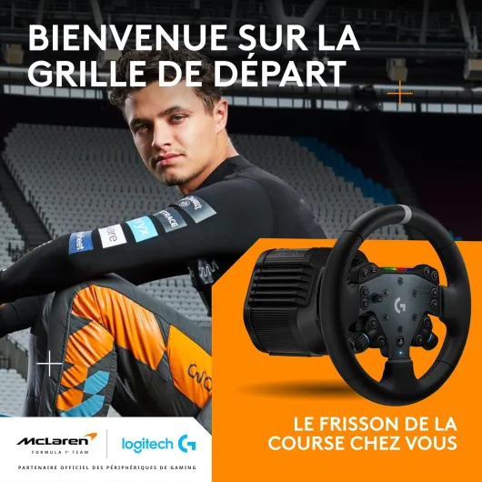 RS50 System, configuration de volant de simulation de course en 3 pièces - base de volant RS50 avec Direct Drive 8 Nm, RS Wheel Hub avec 13 boutons et RS Round Wheel 28 cm -PS5/PS4/PC- Noir RS 50 (PlayStation - PC) Volant