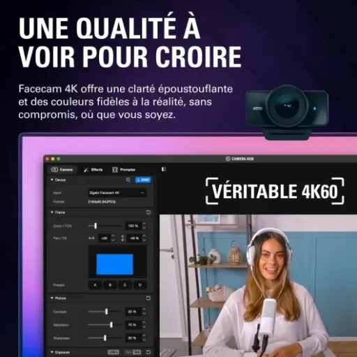 Test Elgato Facecam 4K : la webcam qui veut remplacer ton reflex sur le bureau